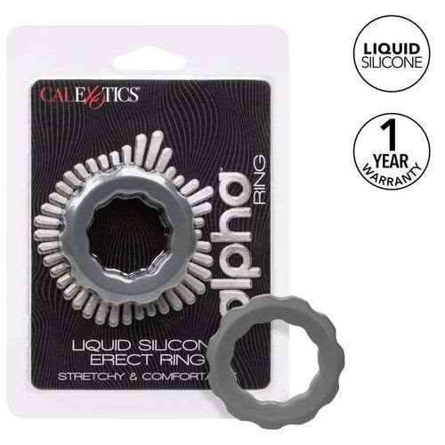 CALIFORNIA EXOTICS ALPHA ERECT RING GRIS