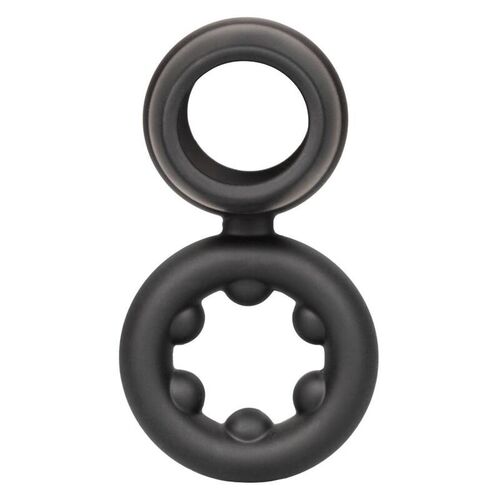 CALIFORNIA EXOTICS ALPHA DUAL MAGNUM RING NEGRO