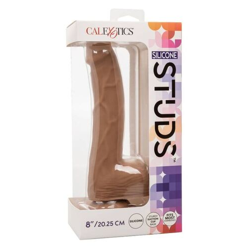 CALIFORNIA EXOTICS SILICONE STUDS 20,32 CM BROWN