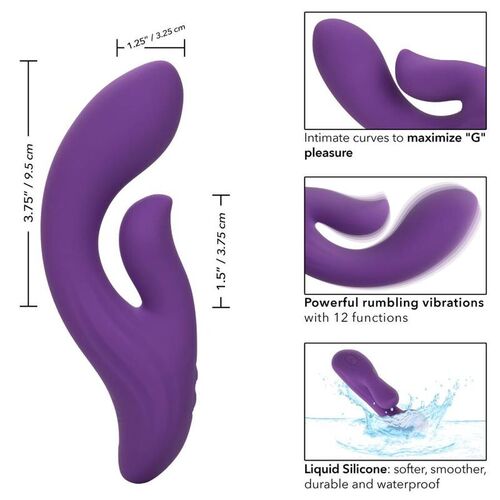 CALIFORNIA EXOTICS - STELLA DUAL PLEASER VIOLETA