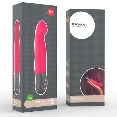 FUN FACTORY - STRONIC G VIBRADOR  PULSATOR II PINK