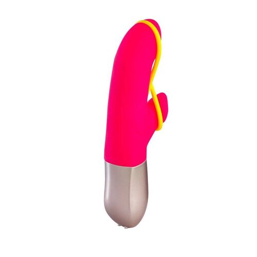 FUN FACTORY - AMORINO MINI VIBRADOR PINK & NEON YELLOW