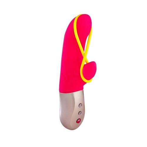 FUN FACTORY - AMORINO MINI VIBRADOR PINK & NEON YELLOW