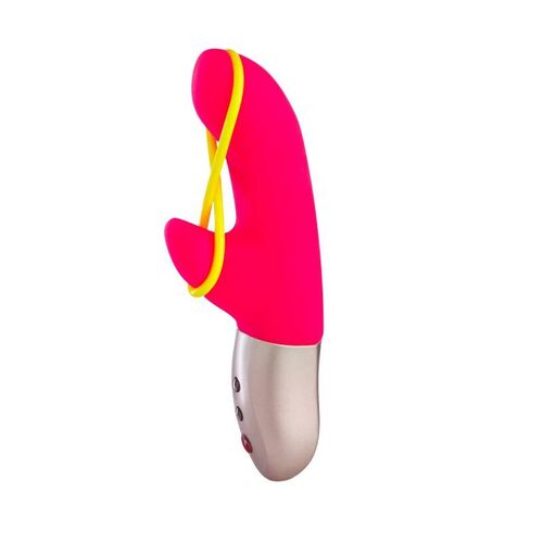 FUN FACTORY - AMORINO MINI VIBRADOR PINK & NEON YELLOW