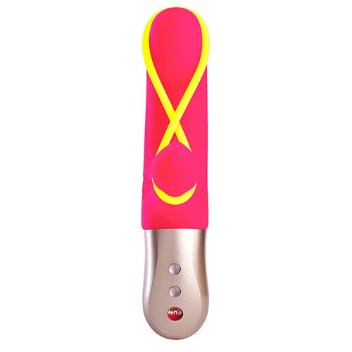 FUN FACTORY - AMORINO MINI VIBRADOR PINK & NEON YELLOW