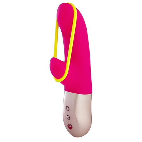 FUN FACTORY - AMORINO MINI VIBRADOR PINK & NEON YELLOW