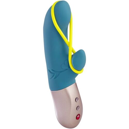 FUN FACTORY - AMORINO MINI VIBRADOR PETROL & NEON YELLOW