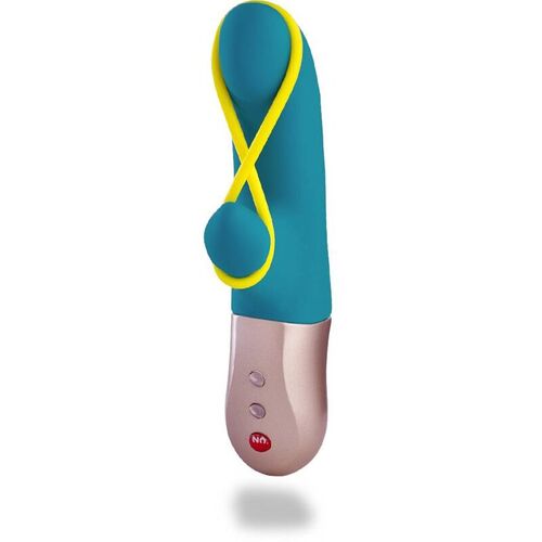 FUN FACTORY - AMORINO MINI VIBRADOR PETROL & NEON YELLOW