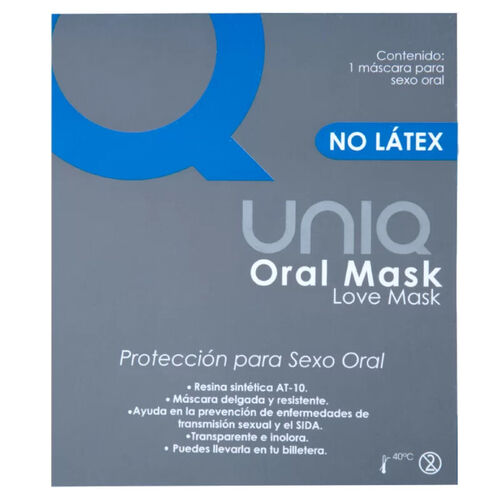 UNIQ ORAL MASK PRESERVATIVOS SIN LATEX 1 UNIDAD