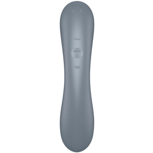 SATISFYER - CURVE TRINITY 1 AIR PULSE VIBRATION GRIS