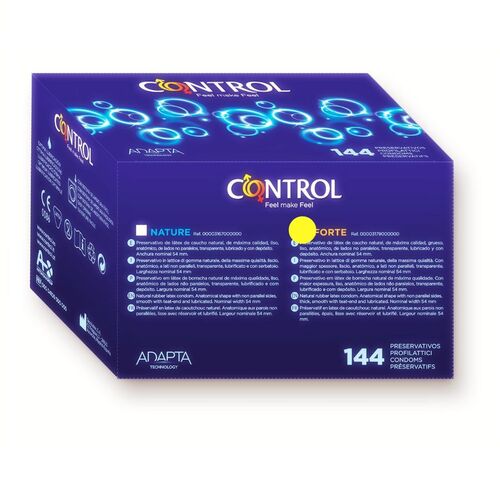 CONTROL ADAPTA FORTE CAJA PRESERVATIVOS 144 UNIDADES