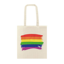 PRIDE - BAUMWOLLTASCHE MIT LGBT-FLAGGE