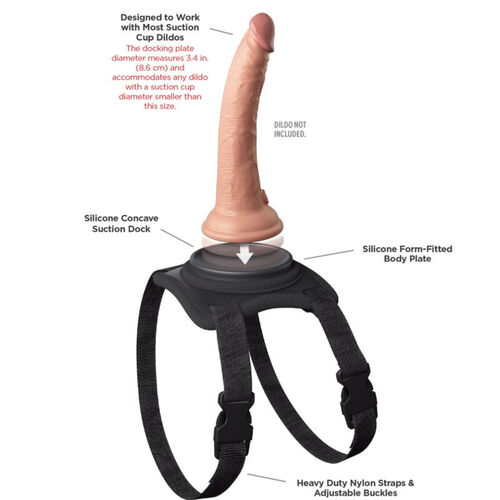 PIPEDREAM - BODY DOCK LAP STRAP HARNESS