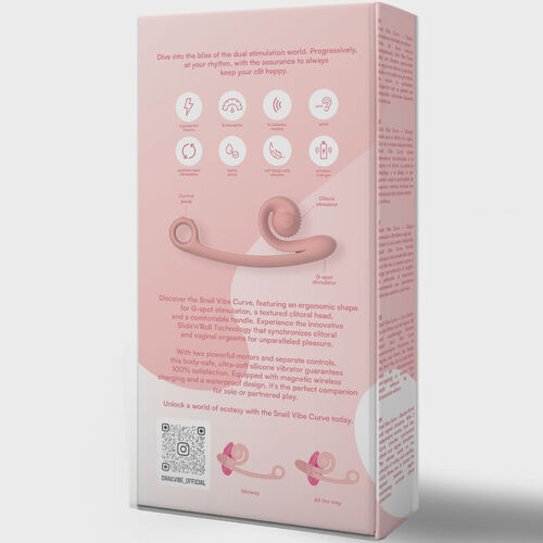 SNAIL VIBE - CURVE VIBRADOR NARANJA