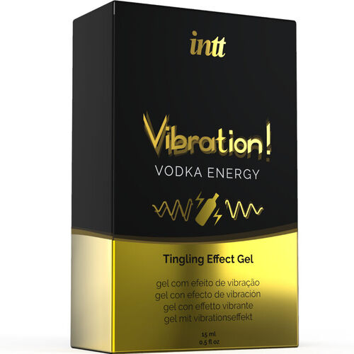 INTT - POTENTE ESTIMULANTE  ÍNTIMO GEL VIBRADOR LIQUIDO VODKA 15ML