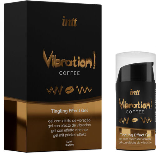 INTT - POTENTE ESTIMULANTE  ÍNTIMO GEL VIBRADOR LIQUIDO CAFÉ 15ML