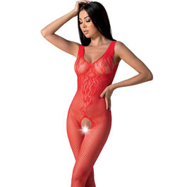 PASSION - BS098 BODYSTOCKING BLANCO TALLA UNICA