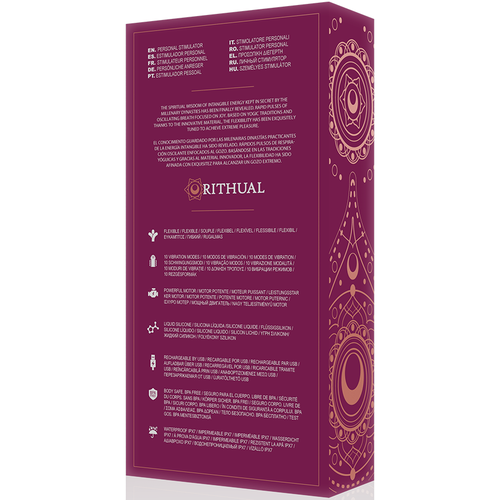 RITHUAL- KRIYA ESTIMULADOR PUNTO-G RECARGABLE ORQUIDEA