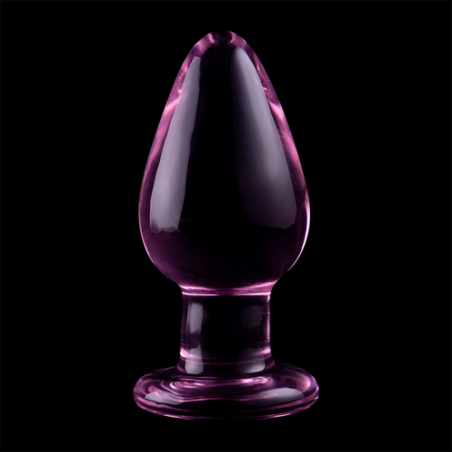 NEBULA SERIES BY IBIZA - MODELO 3 PLUG CRISTAL BOROSILICATO ROSA 11 CM -O- 5 CM