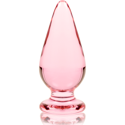 NEBULA SERIES BY IBIZA - MODELO 4 PLUG CRISTAL BOROSILICATO ROSA 11 CM -O- 5 CM