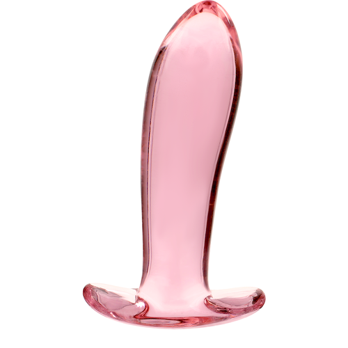 NEBULA SERIES BY IBIZA - MODELO 5 PLUG CRISTAL BOROSILICATO 12.5 X 3.5 CM ROSA