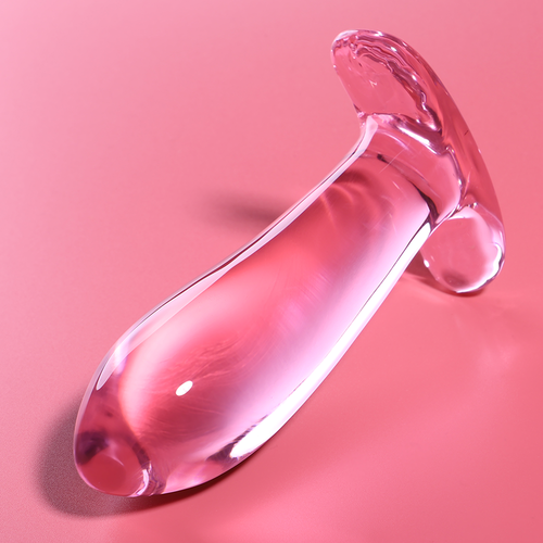 NEBULA SERIES BY IBIZA - MODELO 5 PLUG CRISTAL BOROSILICATO 12.5 X 3.5 CM ROSA