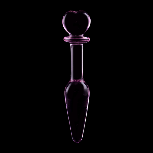 NEBULA SERIES BY IBIZA - MODELO 7 PLUG CRISTAL BOROSILICATO 13.5 X 3 CM ROSA