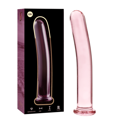 NEBULA SERIES BY IBIZA - MODELO 8 DILDO CRISTAL BOROSILICATO 14.5 X 2 CM ROSA