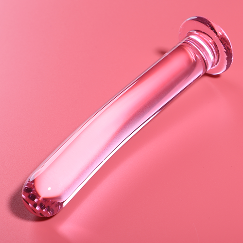 NEBULA SERIES BY IBIZA - MODELO 8 DILDO CRISTAL BOROSILICATO 14.5 X 2 CM ROSA