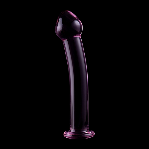 NEBULA SERIES BY IBIZA - MODELO 11 DILDO CRISTAL BOROSILICATO ROSA 16 CM -O- 3 CM
