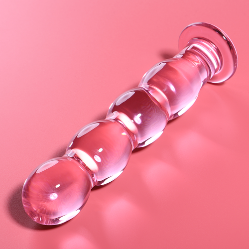 NEBULA SERIES BY IBIZA - MODELO 10 DILDO CRISTAL BOROSILICATO 16.5 X 3.5 CM ROSA