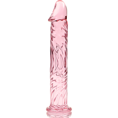 NEBULA SERIES BY IBIZA - MODELO 12 DILDO CRISTAL BOROSILICATO ROSA 17 CM -O- 3.5 CM