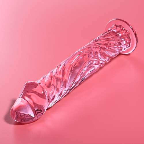 NEBULA SERIES BY IBIZA - MODELO 12 DILDO CRISTAL BOROSILICATO 17 X 3.5 CM ROSA