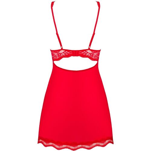 OBSESSIVE - LUVAE BABYDOLL Y TANGA ROJO S/M