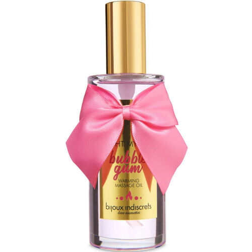 BIJOUX INDISCRETS - LIGHT MY FIRE ACEITE MASAJE EFECTO CALOR SABOR CHICLE