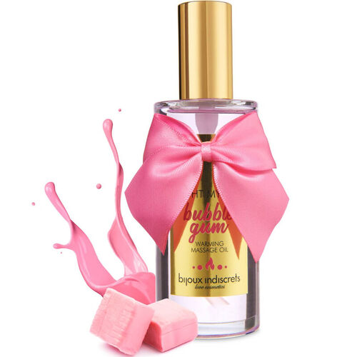 BIJOUX INDISCRETS - LIGHT MY FIRE ACEITE MASAJE EFECTO CALOR SABOR CHICLE