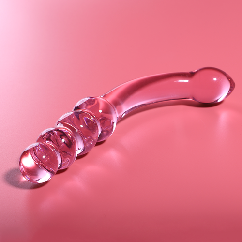 NEBULA SERIES BY IBIZA - MODELO 14 DILDO CRISTAL BOROSILICATO 18.5 X 3 CM ROSA