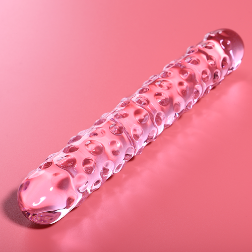 NEBULA SERIES BY IBIZA - MODELO 15 DILDO CRISTAL BOROSILICATO 18.5 X 3 CM ROSA