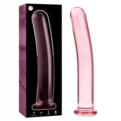 NEBULA SERIES BY IBIZA - MODELO 17 DILDO CRISTAL BOROSILICATO 18.5 X 3 CM ROSA