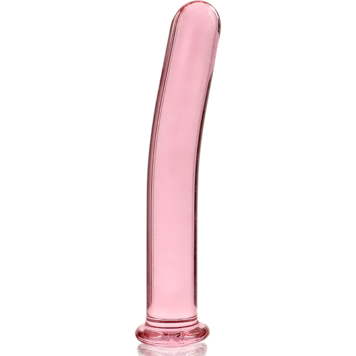 NEBULA SERIES BY IBIZA - MODELO 17 DILDO CRISTAL BOROSILICATO ROSA 18.5 CM -O- 3 CM