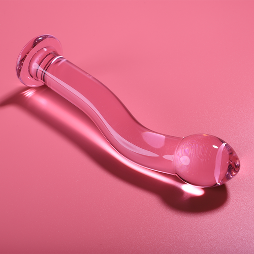 NEBULA SERIES BY IBIZA - MODELO 18 DILDO CRISTAL BOROSILICATO 18.5 X 3.5 CM ROSA