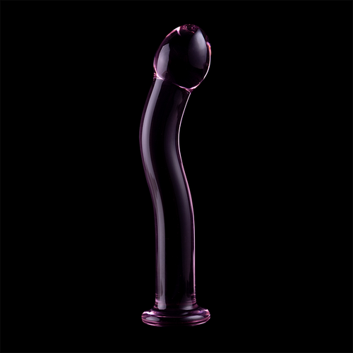 NEBULA SERIES BY IBIZA - MODELO 18 DILDO CRISTAL BOROSILICATO ROSA 18.5 CM -O- 3.5 CM