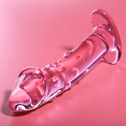 NEBULA SERIES BY IBIZA - MODELO 19 DILDO CRISTAL BOROSILICATO 18.5 X 4 CM ROSA