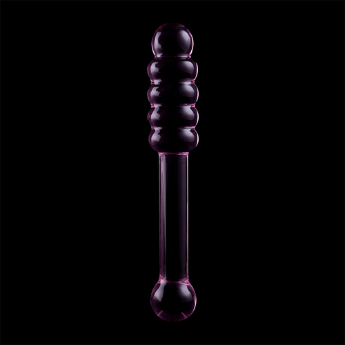 NEBULA SERIES BY IBIZA - MODELO 20 DILDO CRISTAL BOROSILICATO ROSA 20.5 CM -O- 3 CM