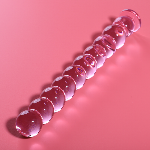 NEBULA SERIES BY IBIZA - MODELO 22 DILDO CRISTAL BOROSILICATO 21.5 X 2.5 CM ROSA