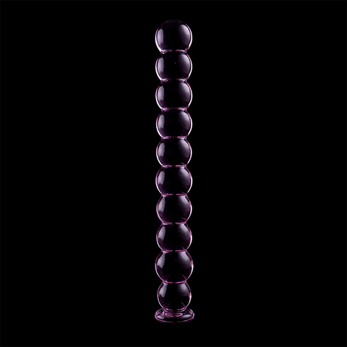 NEBULA SERIES BY IBIZA - MODELO 22 DILDO CRISTAL BOROSILICATO 21.5 X 2.5 CM ROSA