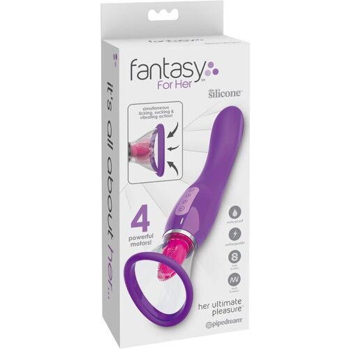 FANTASY FOR HER - SUCCIONADOR CLITORIS LENGUA ESTIMULADORA VIOLETA