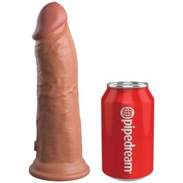 KING COCK - ELITE REALISTYCZNE SILIKONOWE DILDO 20,3 CM KARMEL