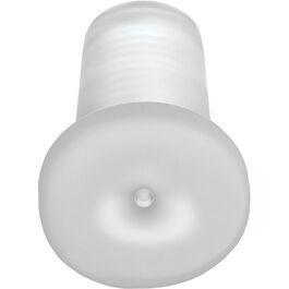 FETISH FANTASY EXTREME - TRANSPARANTE SCHUIF- EN GLIJDENDE SILICONEN MANNELIJKE MASTURBATOR